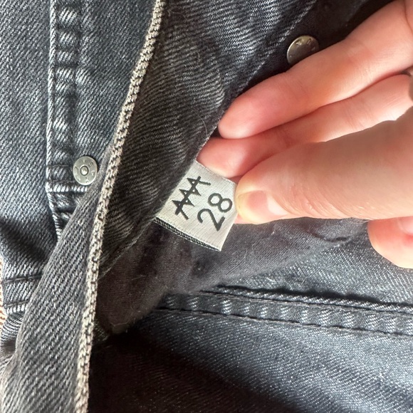 ZGY DENIM black ripped shorts $78 - Picture 5 of 8